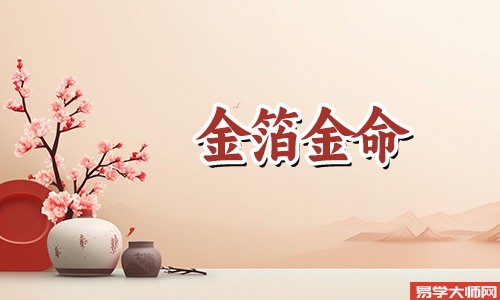 金箔金命和壁上土命会相克吗