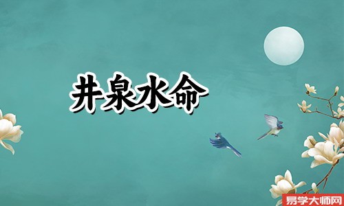 井泉水命和泉中水命哪个好？