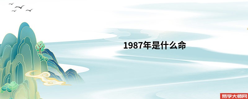 1987年是什么命